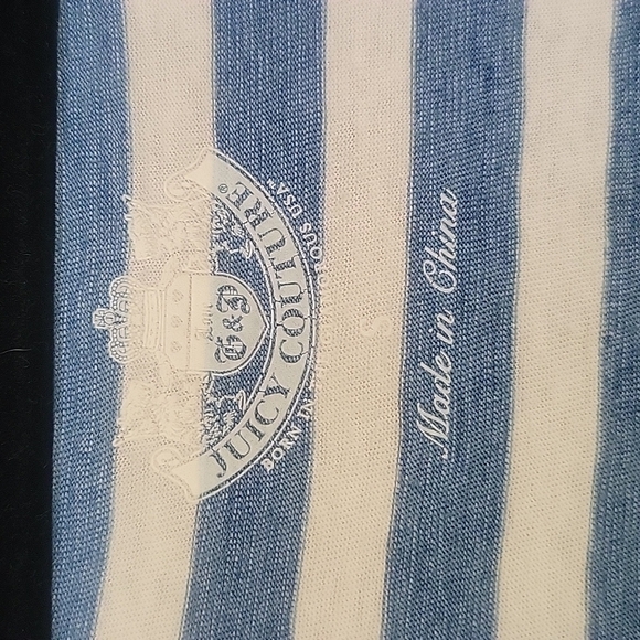 Juicy Couture Blue and White Striped Midi Dress Size Small - Picture 2 of 6